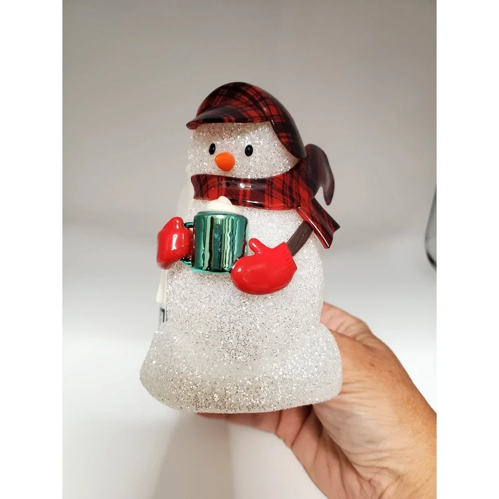 NEW Bath and Body Works light up Christmas Snowman Wallflower plug in